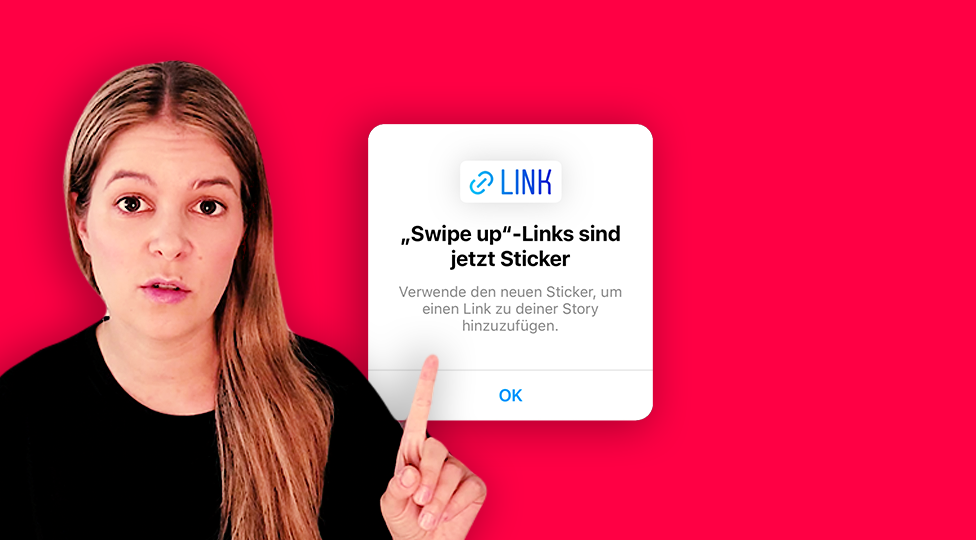 Link-Sticker ersetzt Swipe-Up in der Instagram Story